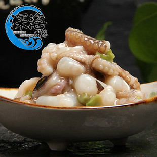 日韩高级寿司料理 君和芥末章鱼100G 即食 美味可口