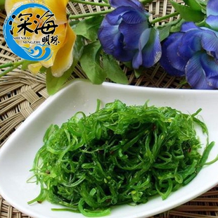 新鲜美味即食裙带菜海草海藻沙拉 味千味道海带丝400g装