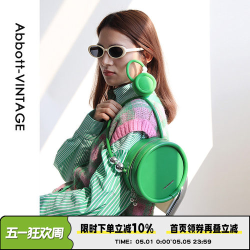 AbbottVINTAGE单肩斜挎包简约