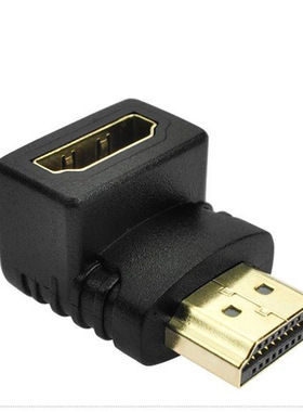 名巢HDMI母-公 开博尔通用挂壁式电视90度弯高清线转接头270度180