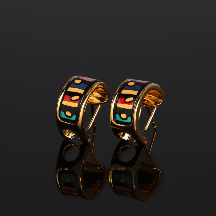 ·©ÀŲÊ18K¶Æ½ð¶ú¶¤¶ú»·Å® Å·ÃÀÊÎÆ·Ð¡³æÃ××Ó·ç¸ñ¹ý½ÚËÍÀñ