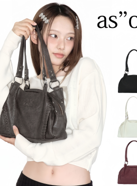 韩国小众ASON流浪包博主同款腋下包迷你机车单肩包大容量手提女包