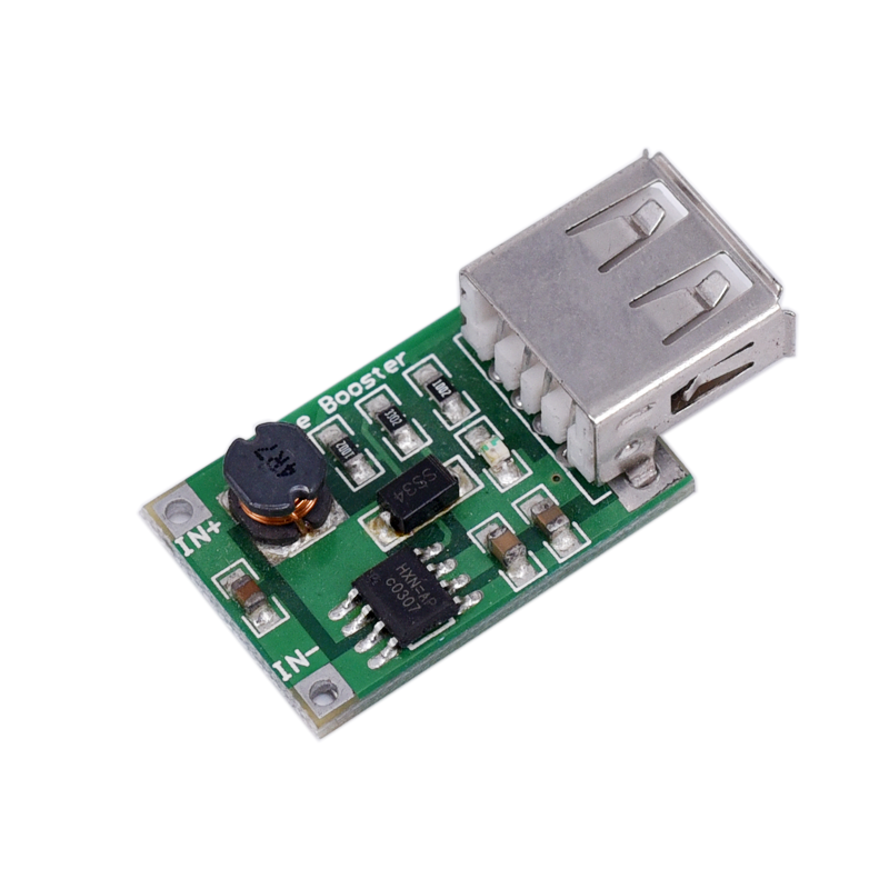 3v升5v升压模块dc-dc (2.0～5v) 3.7v锂电池转5v usb电压 1.2a