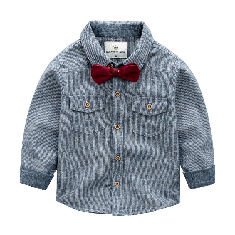 Chemise garcon à manche longue - Ref 2082001 Image 1