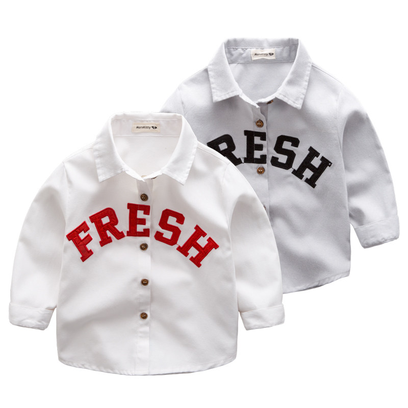 Chemise garcon à manche longue - Ref 2081995 Image 1