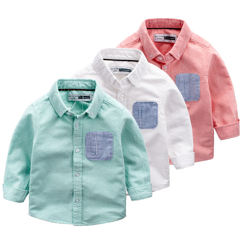 Chemise garcon à manche longue - Ref 2079433 Image 1