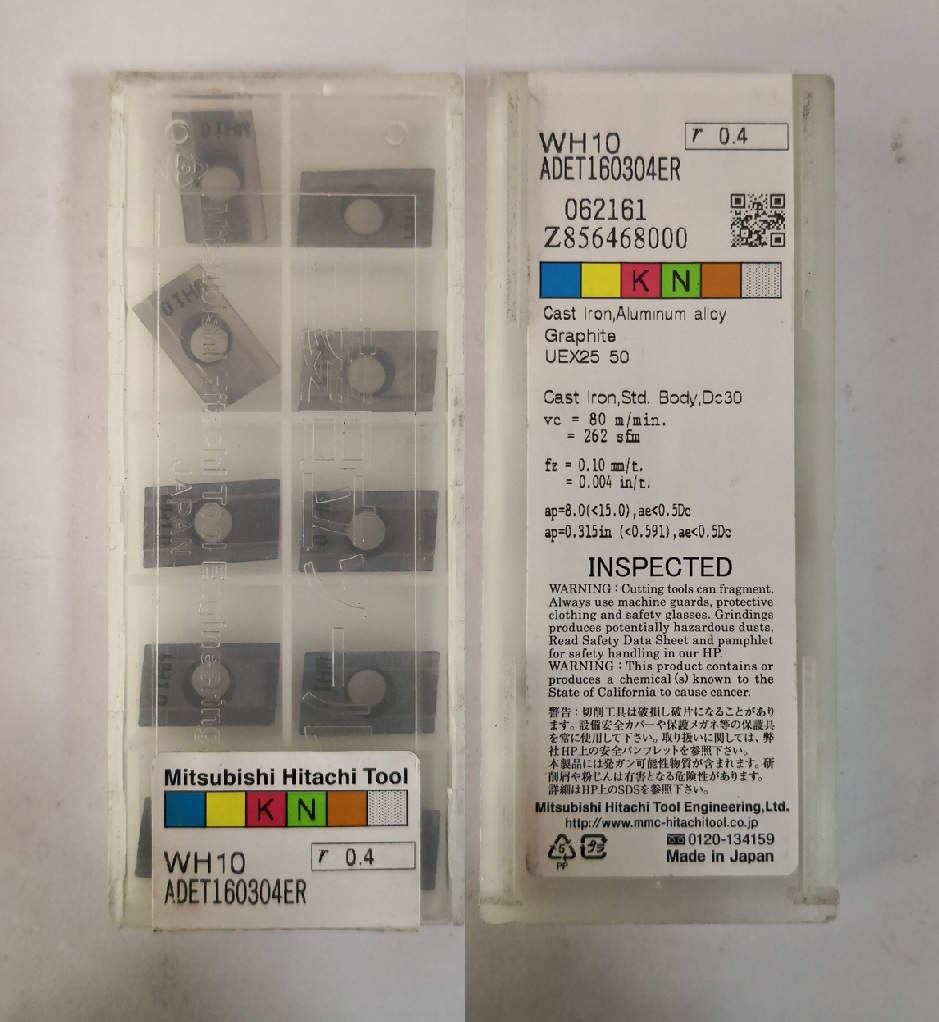 ADET160304ER WH10日立刀片刀粒原装正品