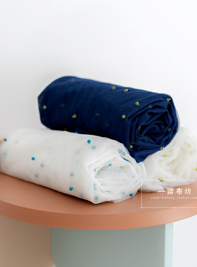 纱布料加密软细白色网纱蕾丝婚纱面料裙料透明纱服装窗帘手工diy