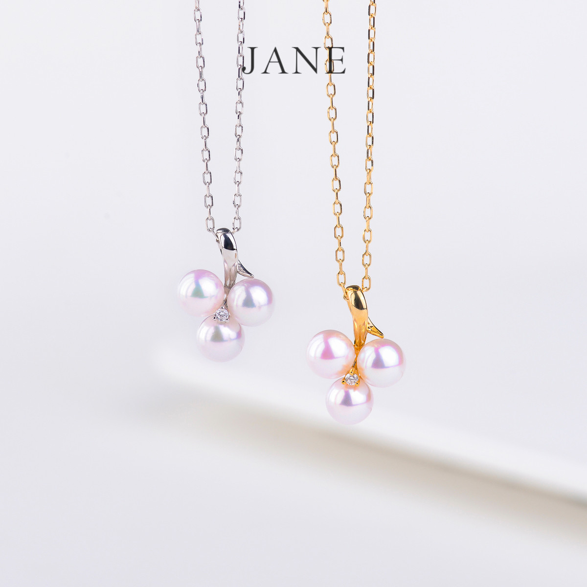 JANE简珠天然海水Akoya颈饰