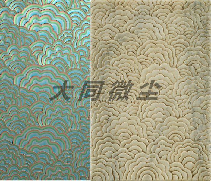 浮雕图 精雕图 灰度图 云纹板