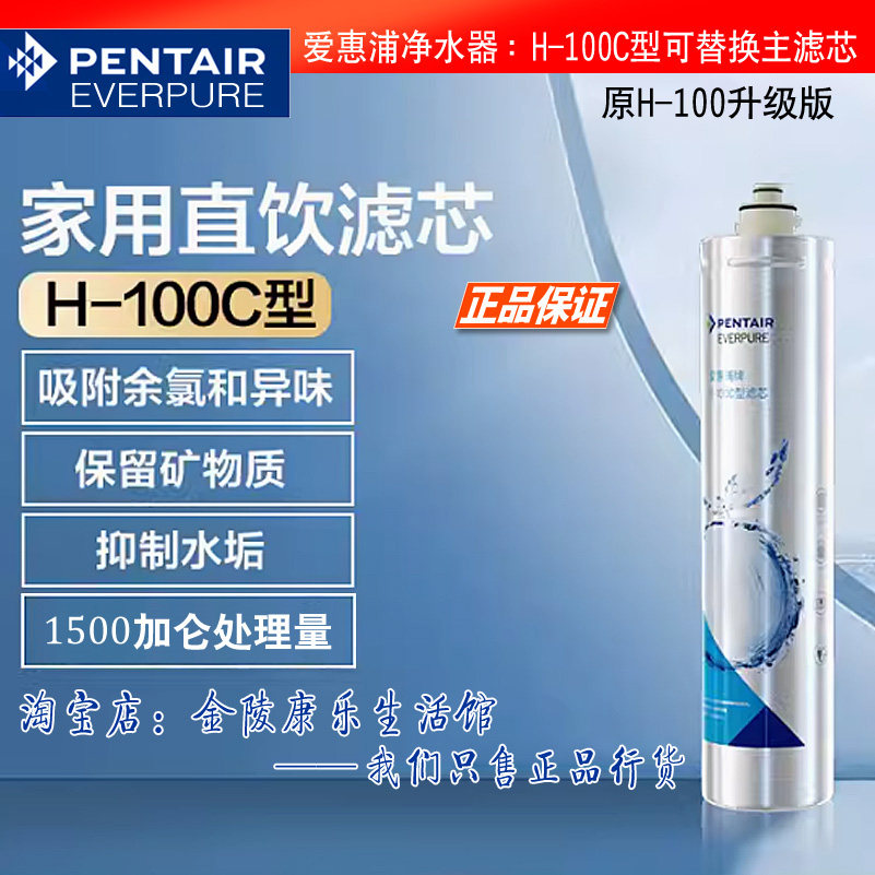 爱惠浦净水器滤芯H100家用直饮厨房净水机原装配件自己可以更换