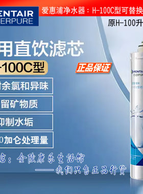 爱惠浦净水器滤芯H100家用直饮厨房净水机原装配件自己可以更换
