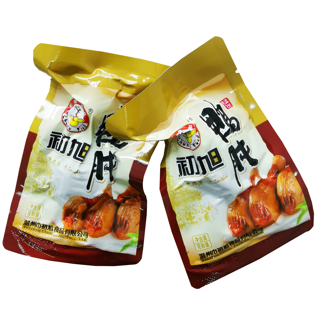 温州特产初旭鸭肫鸭胗休闲小包装500克卤味零食小吃原味辣味精装