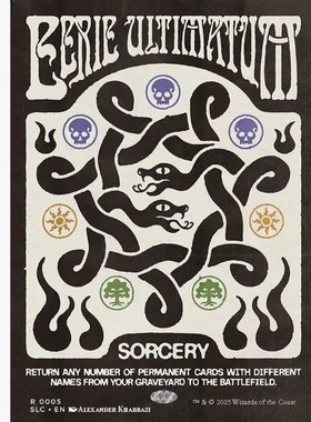 【莎莎的小窝】万智牌 slc 闪 神秘通牒 Secret Lair 英文