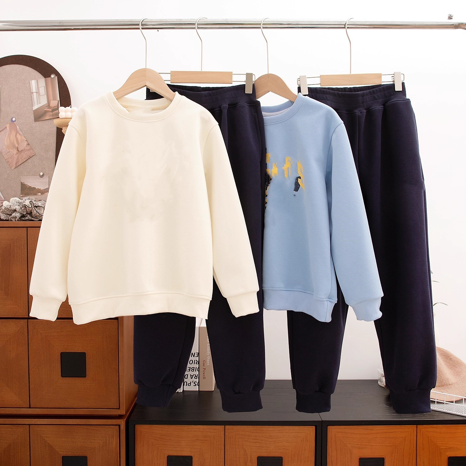 时尚帅气 男童女童春季新款长袖针织卫衣休闲长裤运动套装字母款,童装/婴儿装/亲子装,儿童运动套装,淘宝优惠券,粉丝福利购,淘宝优惠卷