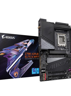 Gigabyte/技嘉 Z790 AORUS ELITE X WIFI7主板小雕X大板ATX电脑