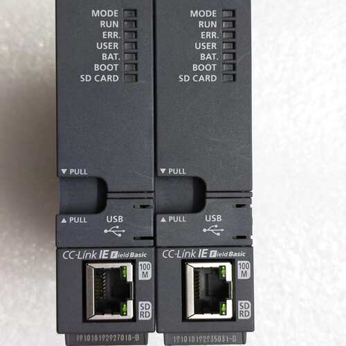 议价三菱Q03UDVCPU CPU模块，一对，设备拆机件，成色如