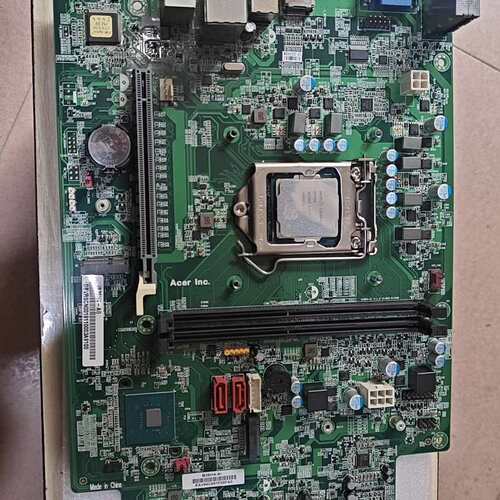 议价宏基B36H4-AI主板送一个G4900CPU，成色如图漂亮