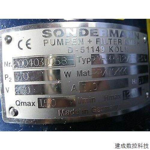 议价SONDERMANN RM-PP-12-150-30S MAGNETICALLY COUPLED CENTRIF