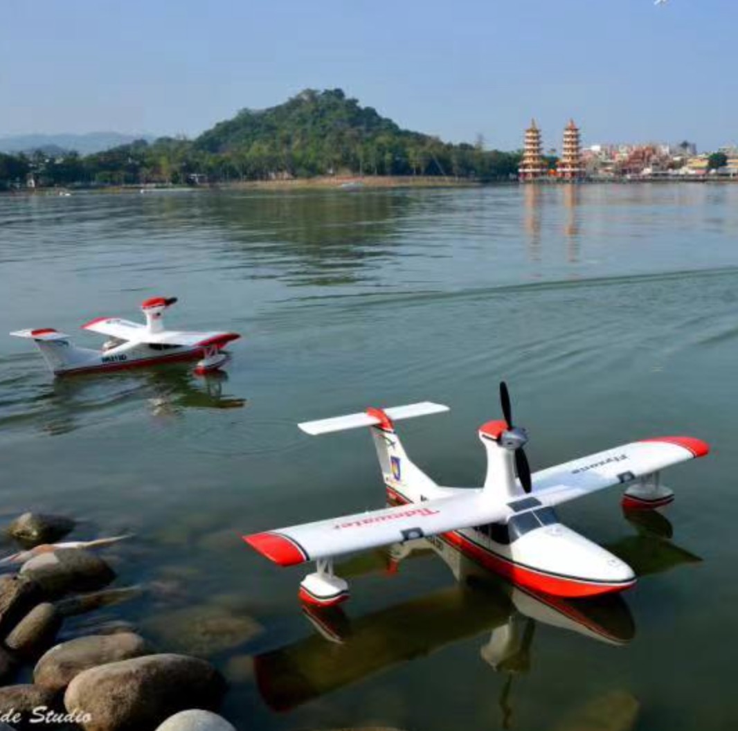 “海潮”固定翼 水陆两栖飞机 水上飞机 航空模型双发十月航空俱 玩具/童车/益智/积木/模型 固定翼 原图主图