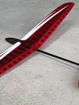 P3K标准DLG无动力手掷滑翔机创新可拆换机头F3K练习机