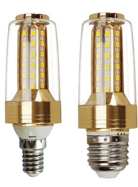 大功率LED蜡烛灯拉尾泡12瓦15W宽电压110V220超亮吊灯小灯泡