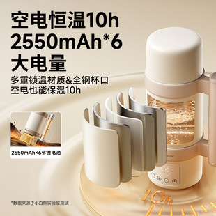 小白熊电热水壶婴儿专用外出便携式恒温杯调奶电热水杯HL-5082