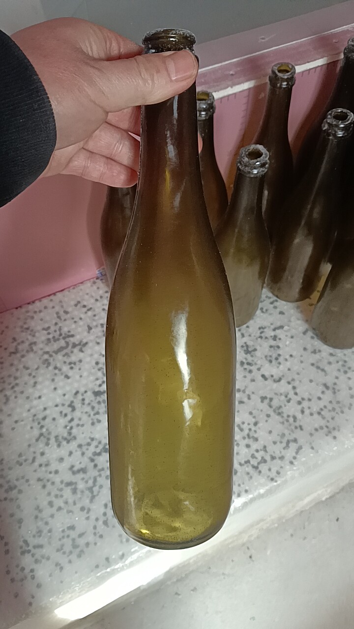 影视道具老式棕色750毫升啤酒瓶饮料瓶空瓶易碎酒瓶