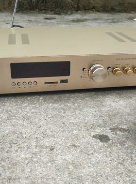 Y500W5声道功放卡拉OK功放插卡摇控功放器 蓝牙大功率家用功放机
