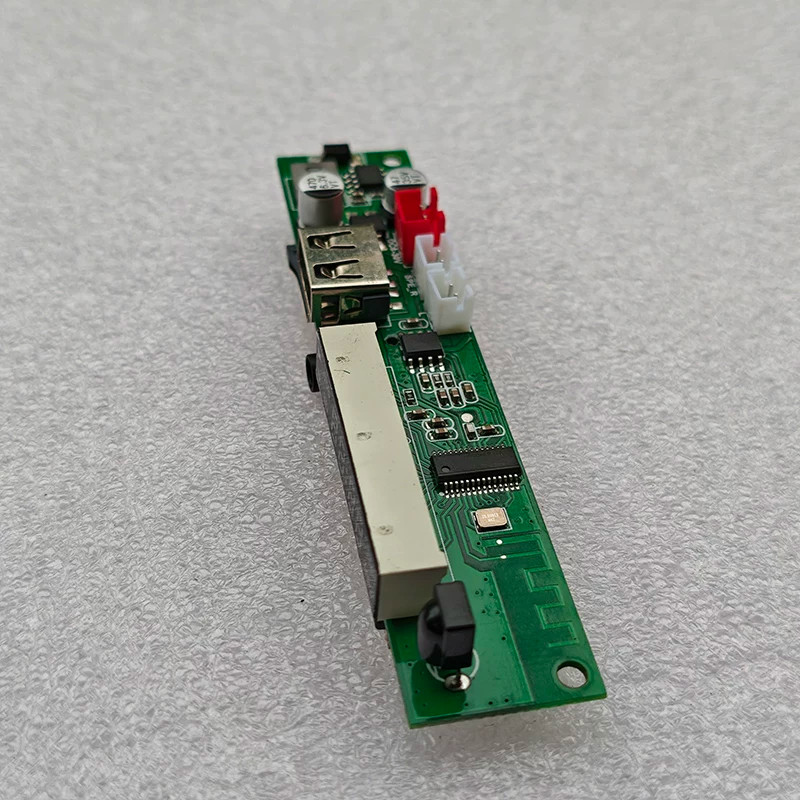 改装12V15V18V24V蓝牙接收插卡mp3解码板带功放音频解码模块hifi
