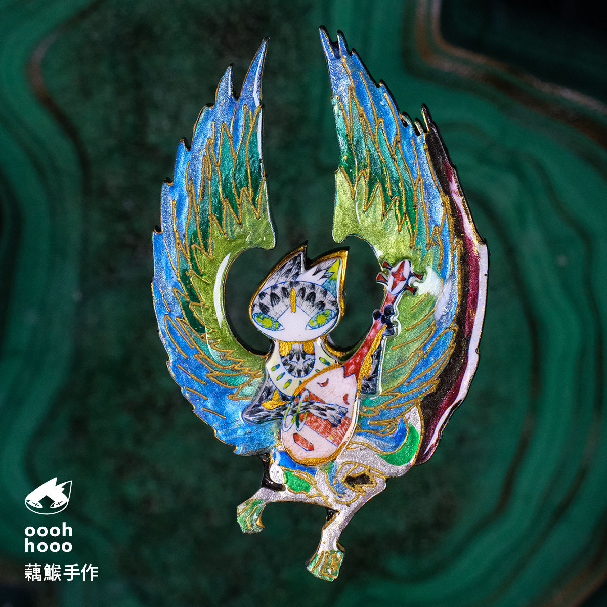 ooohhooo迦陵频原创胸针饰品