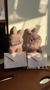 国内现货Jellycat信使兔英国代购 邮差兔可写卡片七夕告白