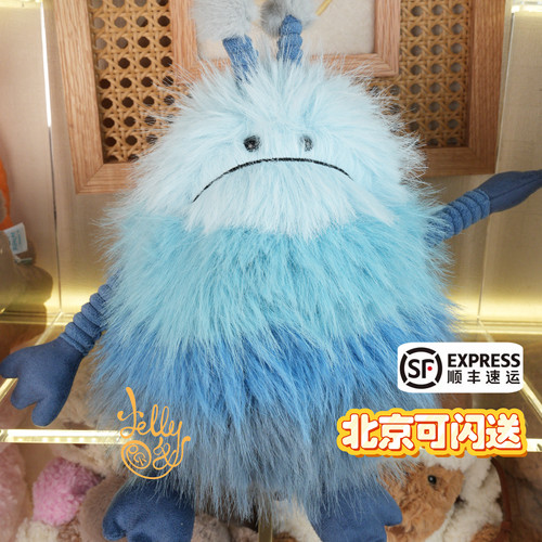 Jellycat英国赞布尔比外星人蓝色小怪兽毛绒玩具玩偶送礼公仔