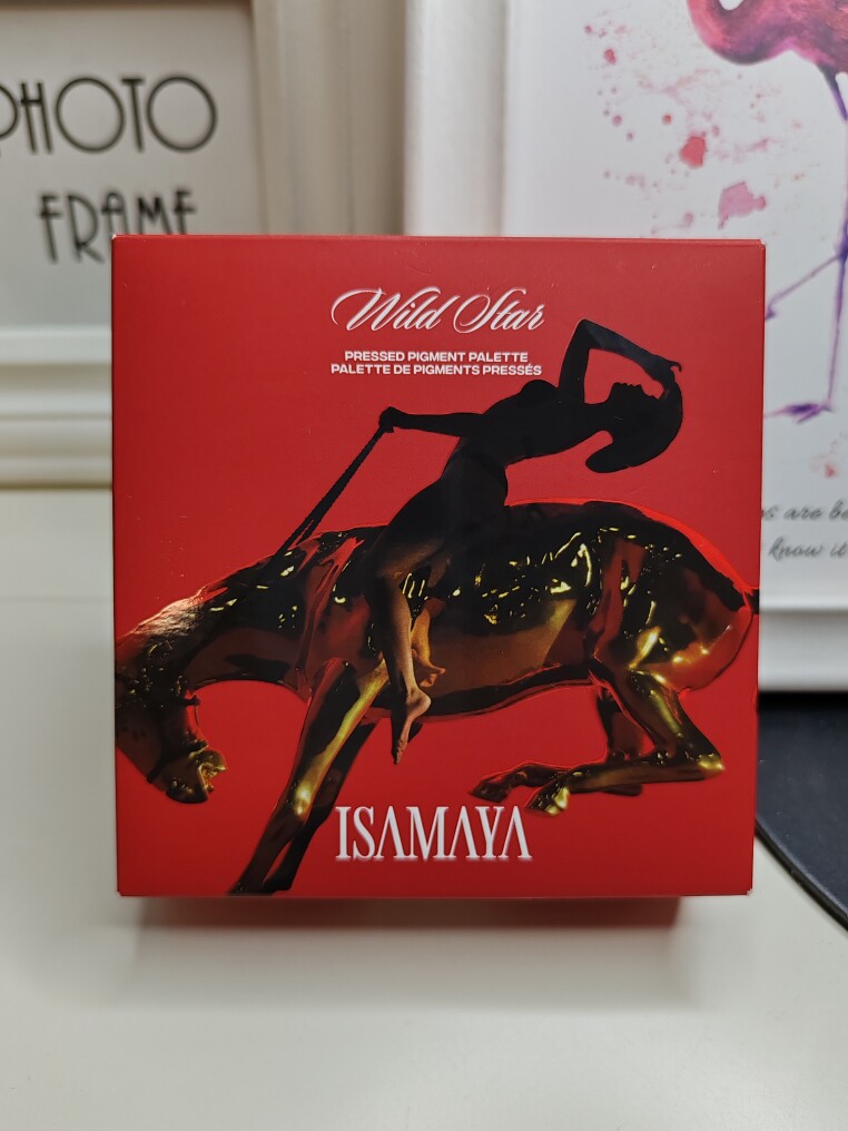 现货全新压盘未使用 ISAMAYA WILD STAR小圆盘12色眼影盘爆款正装