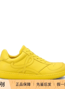 Loewe 罗意威男士Jambo黄色真皮运动鞋 25秋冬新款意大利代购正品