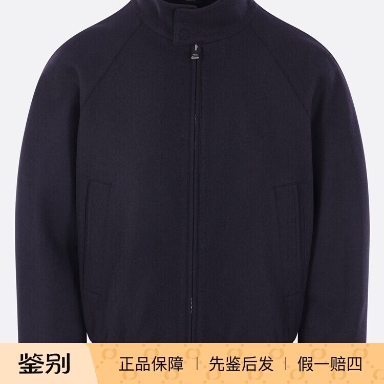 FENDI 芬迪 男士羊绒立领夹克外套 26早春新款意大利代购鉴别正品