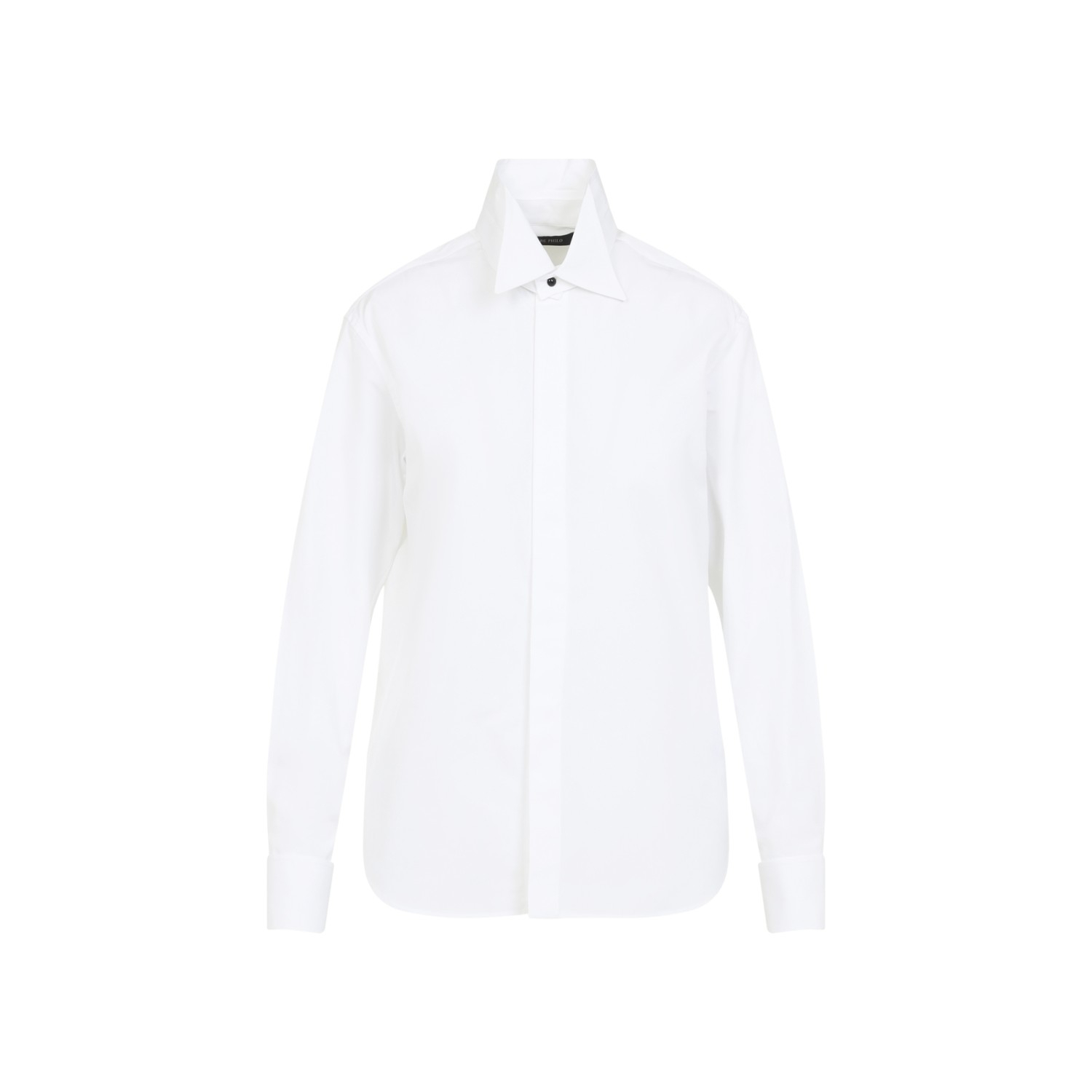 PHOEBE PHILO 女士白色有机棉正装衬衫 25早秋新款 意大利代购
