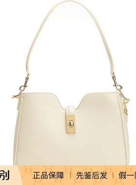 CELINE 思琳女士白色小号camille 16真皮单肩包 25秋冬意大利代购