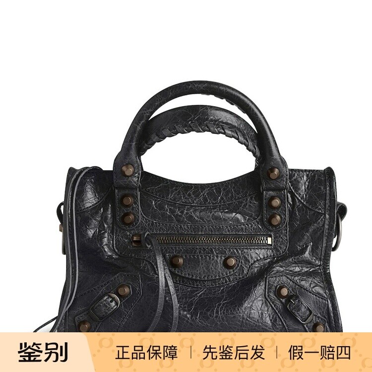 BALENCIAGA 巴黎世家 女士le city 黑色迷你手包26早秋意大利代购