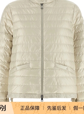 MONCLER 盟可睐女士azalee 米白色立领薄羽绒服 26早春意大利代购
