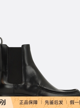 SAINT LAURENT 男士joe黑色真皮切尔西靴2025秋冬新款 意大利代购