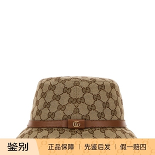 GUCCI 古驰女士皮带细节渔夫帽 25秋冬新款 意大利代购