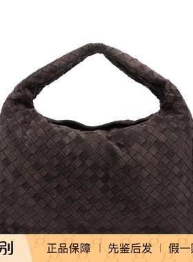 BOTTEGA VENETA 女士hop 棕色麂皮腋下包 26早春新款BV意大利代购