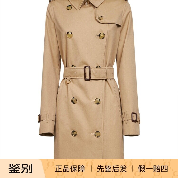 BURBERRY 女士kensington 蜜色风衣26早秋新款8117249 意大利代购