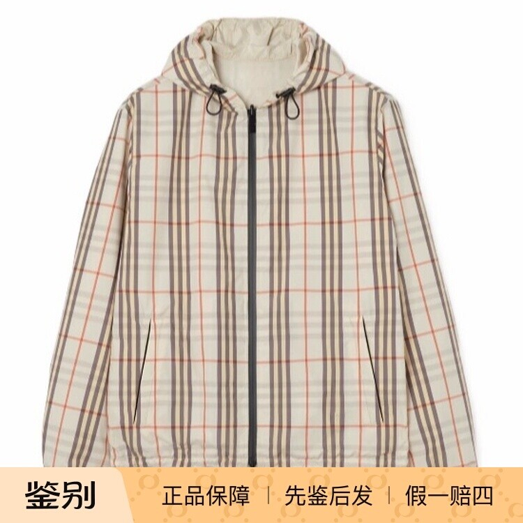 BURBERRY 博柏利男士格子双面穿夹克 8122908 26早春新意大利代购