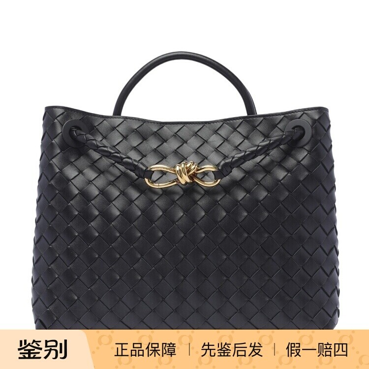 BOTTEGA VENETA 女士andiamo黑色中号单肩包26早春新款意大利代购