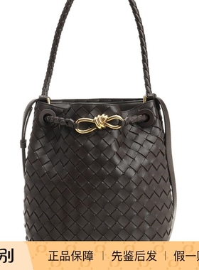 BOTTEGA VENETA 女士andiamo小号棕色水桶包26早春新款意大利代购