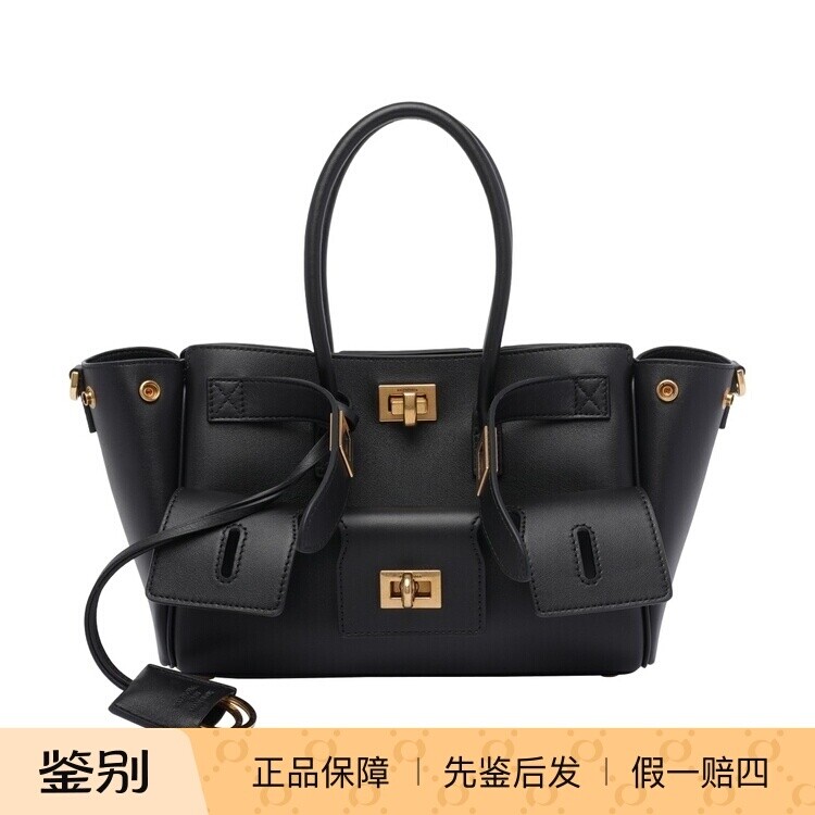 BALENCIAGA迷你黑色bel air carry all肩包 25秋冬新款意大利代购