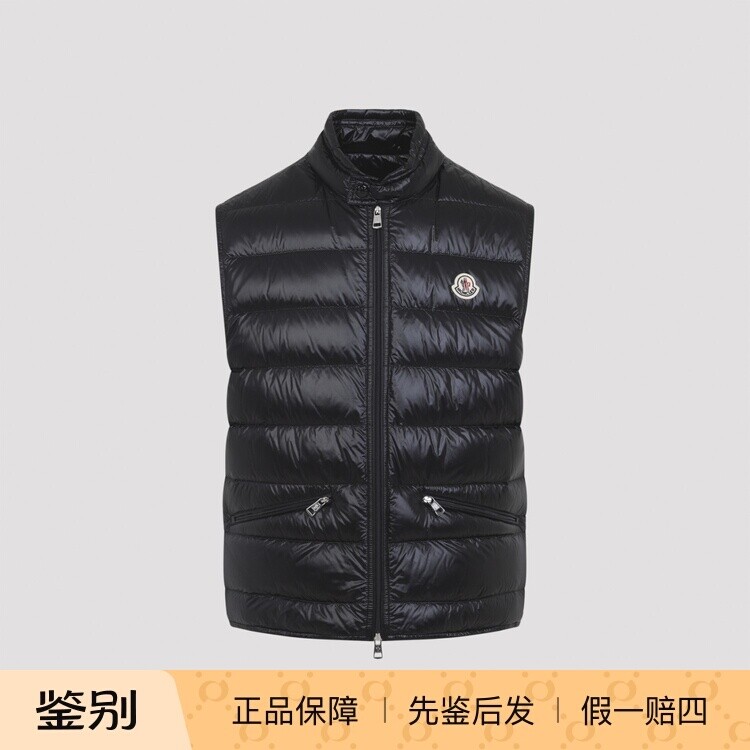 Moncler 盟可睐男士gui 黑色轻薄羽绒马甲2026早春新款意大利代购