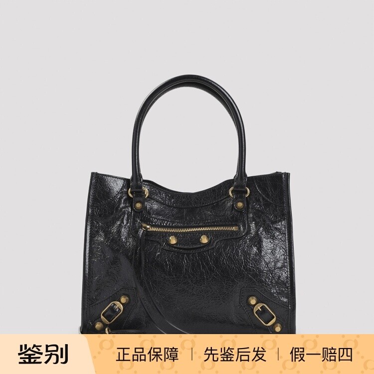 BALENCIAGA 巴黎世家 女士le city 黑色迷你手包26早春意大利代购